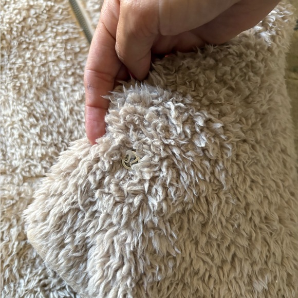 Lululemon Oh So Sherpa Full Zip jacket Trench size 2 - Picture 5 of 7